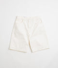 Carhartt Brandon Shorts in White Rinsed