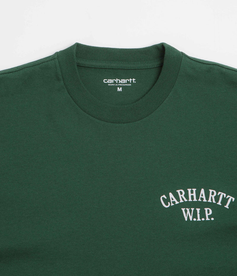 Carhartt Cabinetry T-Shirt in Conifer and White