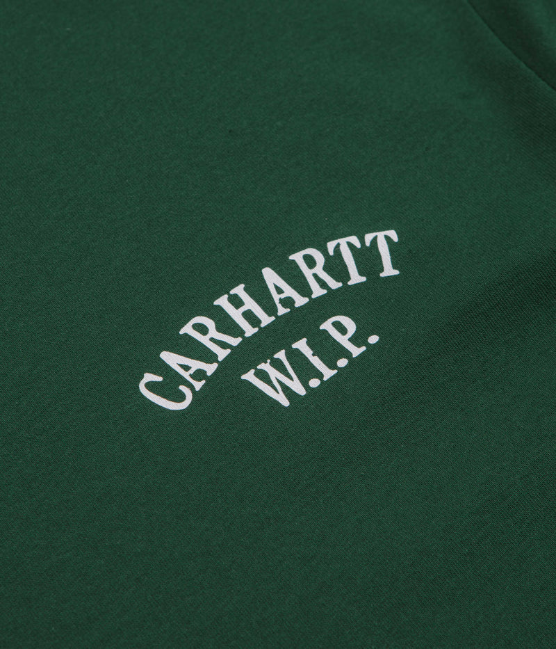Carhartt Cabinetry T-Shirt in Conifer and White
