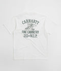 Carhartt Cabinetry T-Shirt in White and Black
