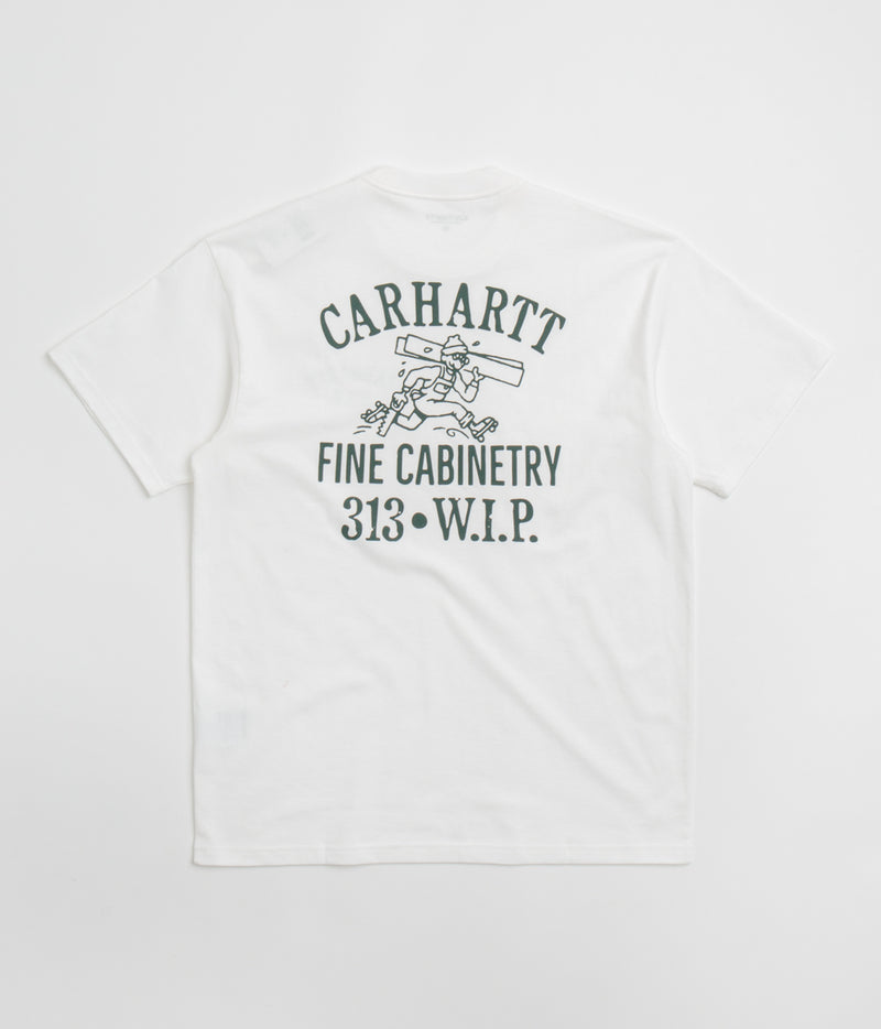 Carhartt Cabinetry T-Shirt in White and Black