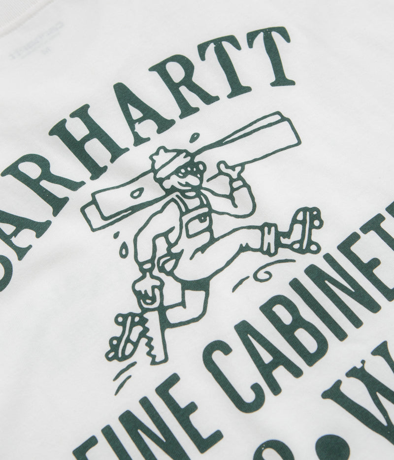 Carhartt Cabinetry T-Shirt in White and Black