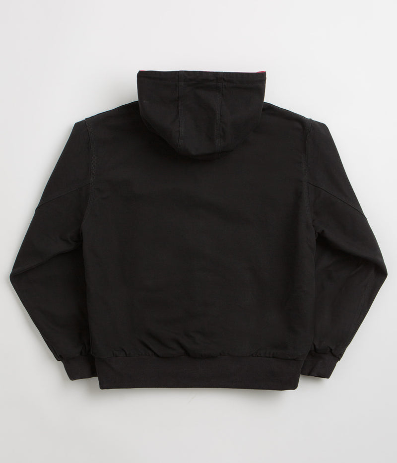 Carhartt Canvas OG Active Jacket in Black and USA Red