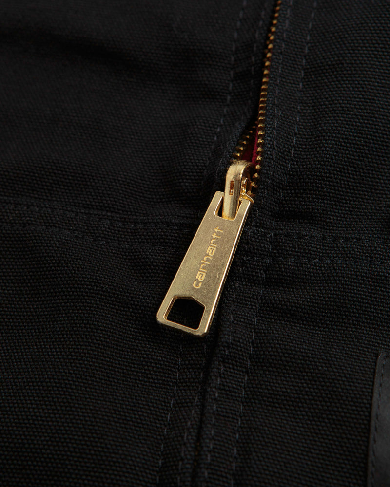 Carhartt Canvas OG Active Jacket in Black and USA Red