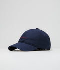Carhartt Canvas Script Cap in Air Force Blue and Malbec
