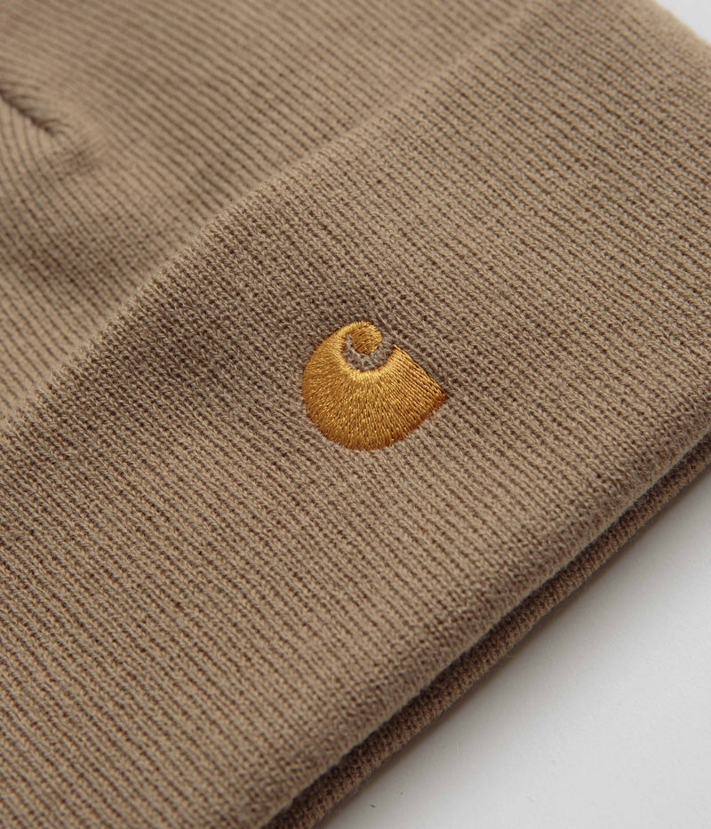 Carhartt Chase Beanie in Peanut and Gold