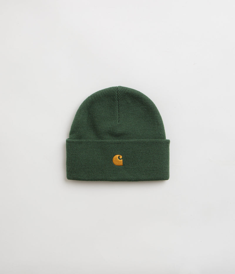 Carhartt Chase Beanie in Sycamore Tree and Gold