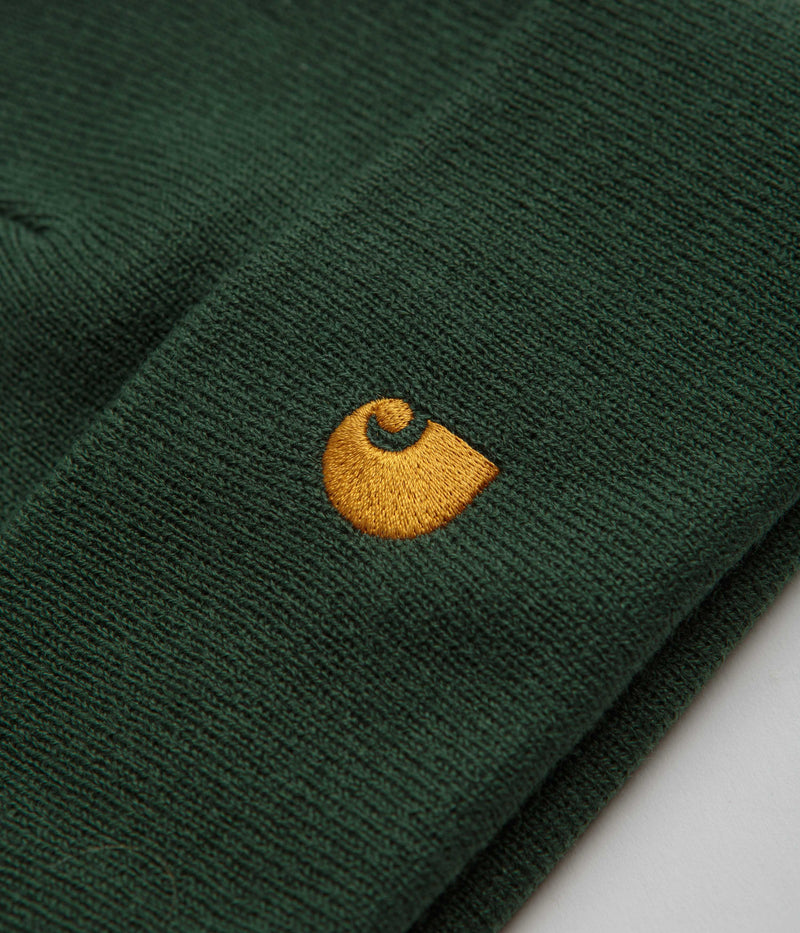 Carhartt Chase Beanie in Sycamore Tree and Gold