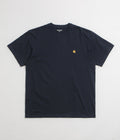 Carhartt Chase T-Shirt in Mizar and Gold