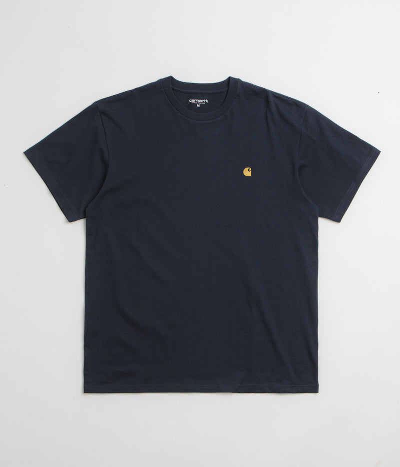 Carhartt Chase T-Shirt in Mizar and Gold