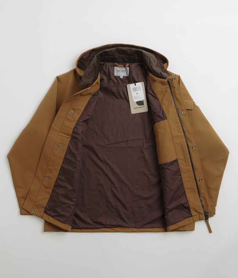 Carhartt Clarton Jacket in Hamilton Brown and Tobacco