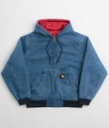 Carhartt Denim OG Active Jacket in Blue and USA Red