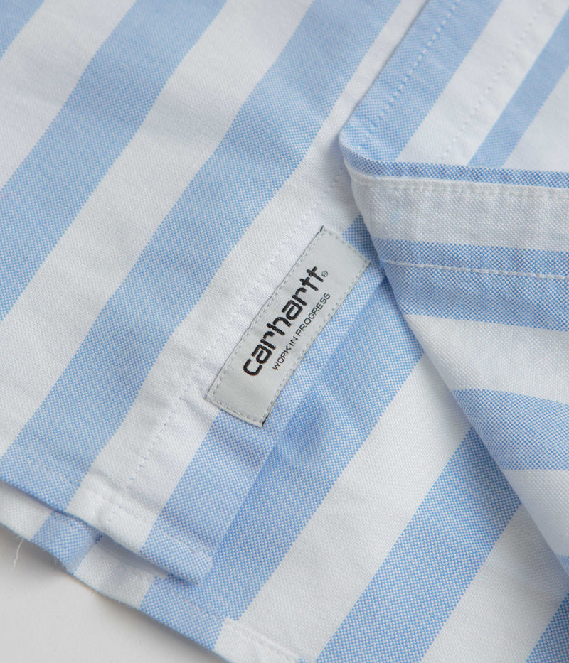 Carhartt Dillion Shirt in Dillion Stripe and Bleach / White