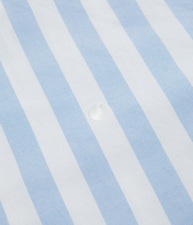 Carhartt Dillion Shirt in Dillion Stripe and Bleach / White