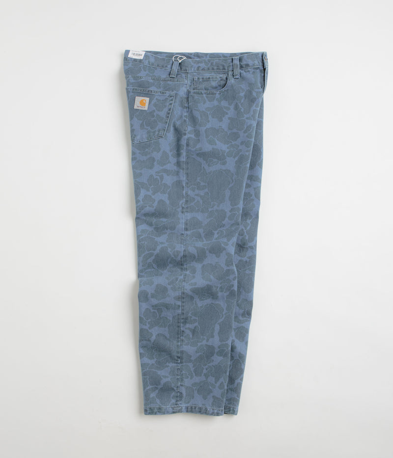 Carhartt Duck Landon Pants in Camo Duck and Blue Bleached