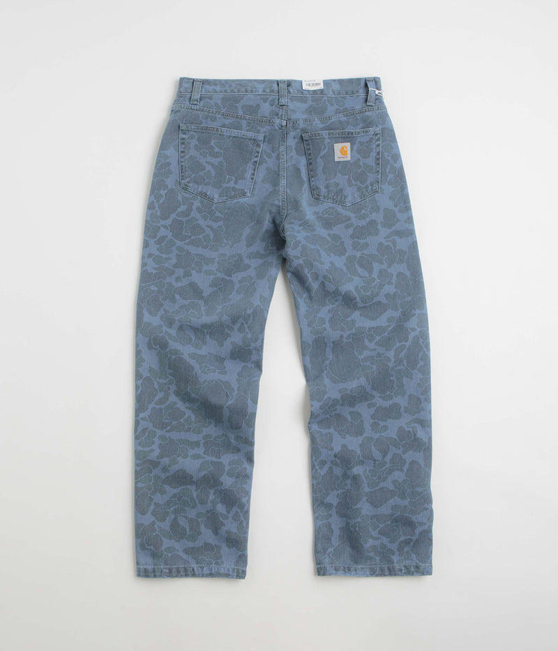 Carhartt Duck Landon Pants in Camo Duck and Blue Bleached