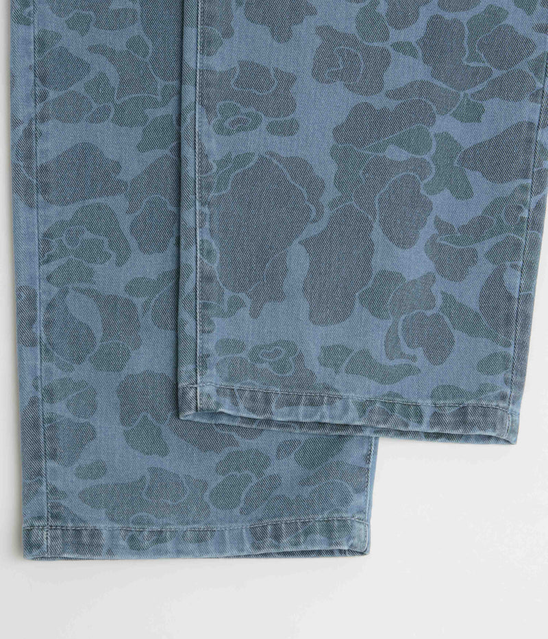 Carhartt Duck Landon Pants in Camo Duck and Blue Bleached