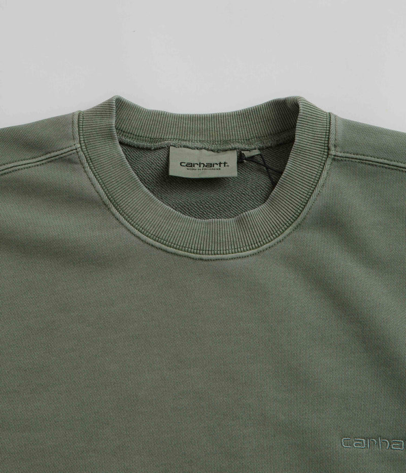 Carhartt Duster Script Crewneck Sweatshirt in Park
