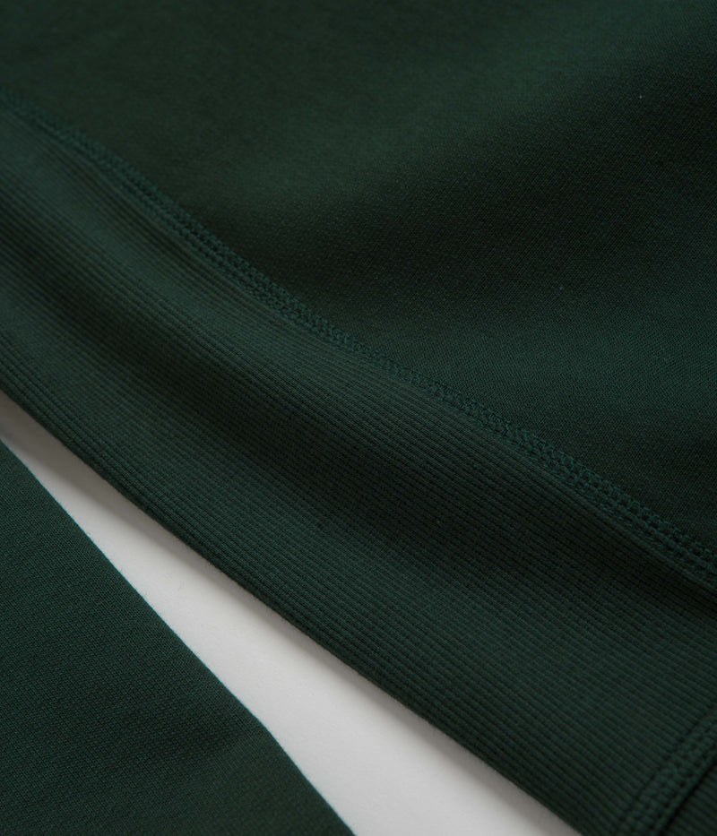 Carhartt Half Zip American Script Sweatshirt in Conifer