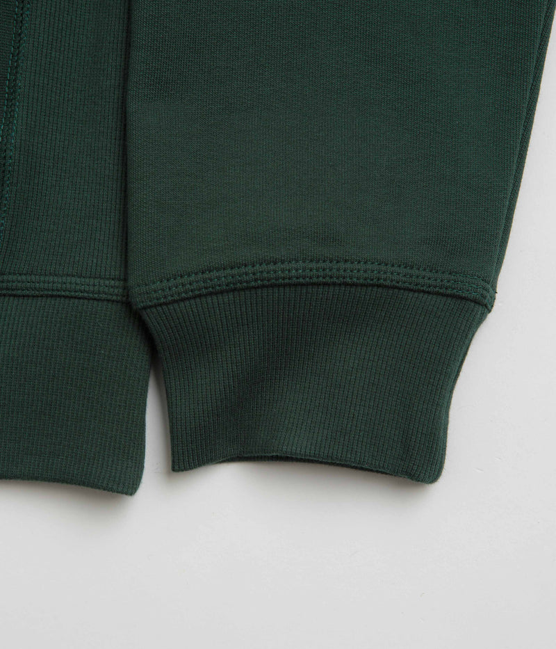 Carhartt Half Zip American Script Sweatshirt in Conifer