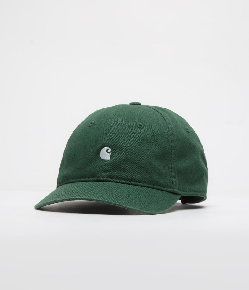 Carhartt Madison Logo Cap in Conifer and White
