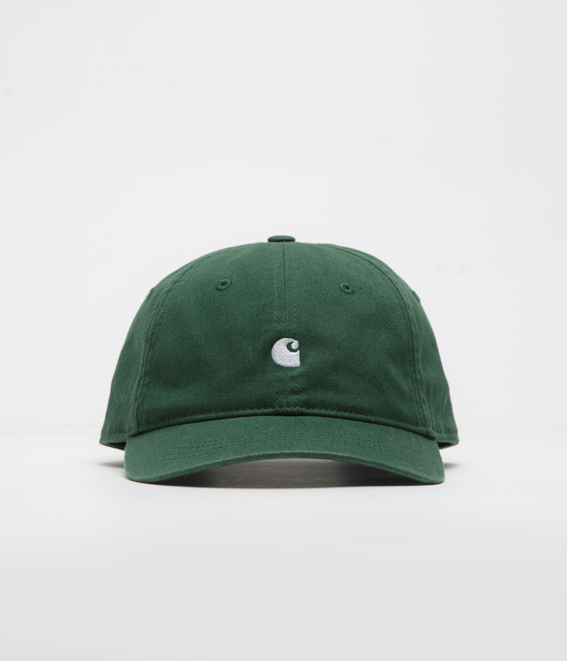 Carhartt Madison Logo Cap in Conifer and White