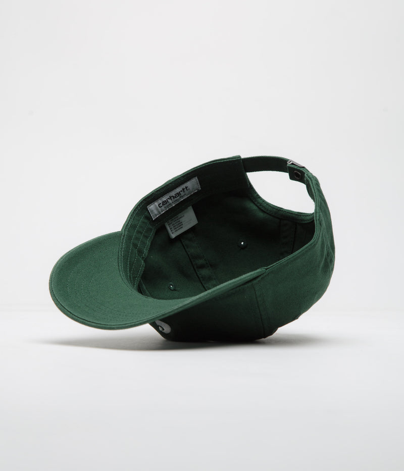 Carhartt Madison Logo Cap in Conifer and White