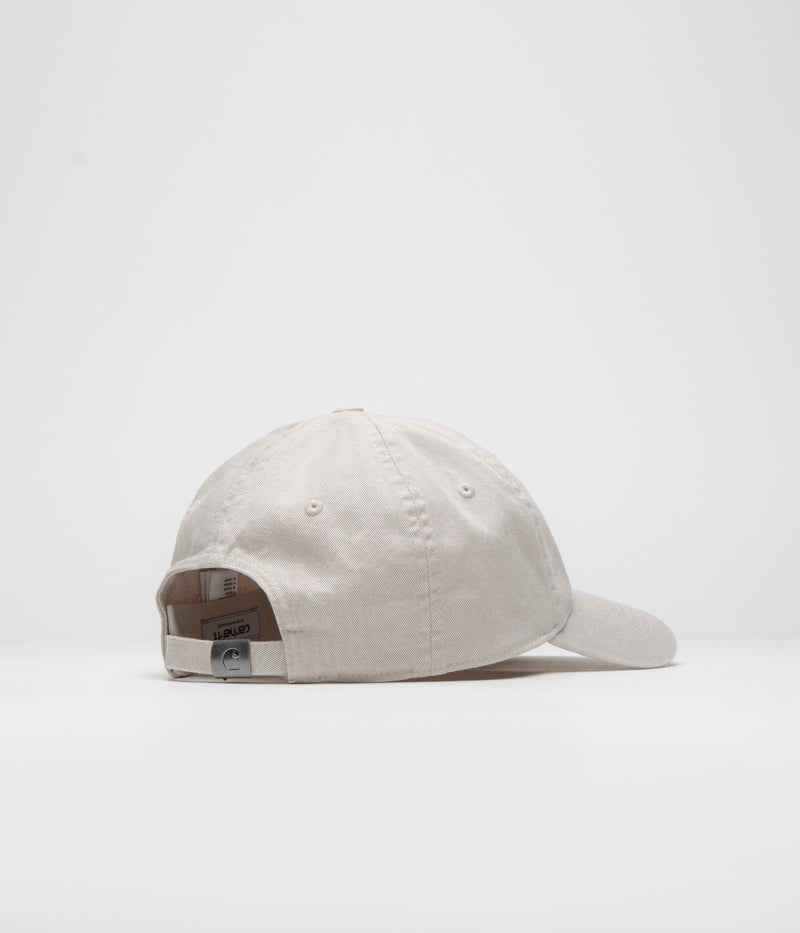 Carhartt Madison Logo Cap in Moonbeam and Black