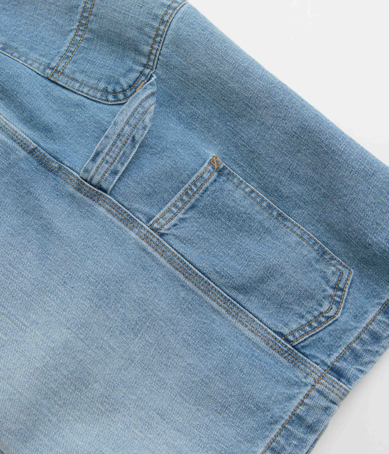 Carhartt OG Single Knee Shorts in Blue Burst Washed