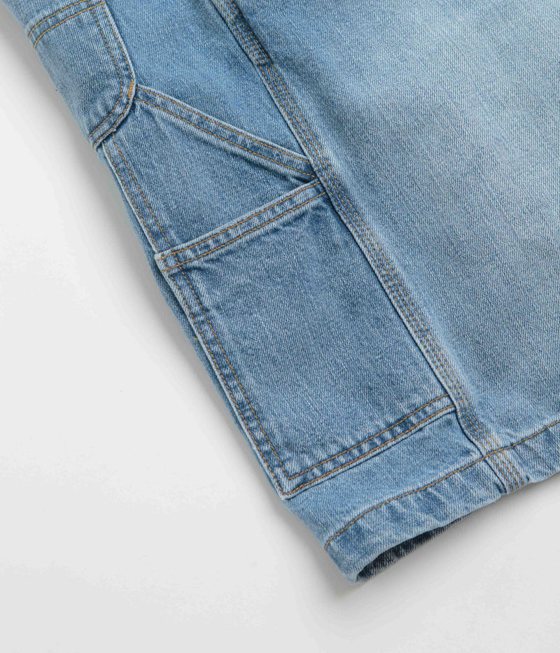 Carhartt OG Single Knee Shorts in Blue Burst Washed