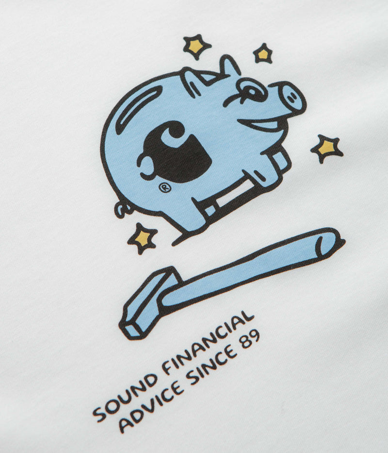 Carhartt Piggybank T-Shirt in White