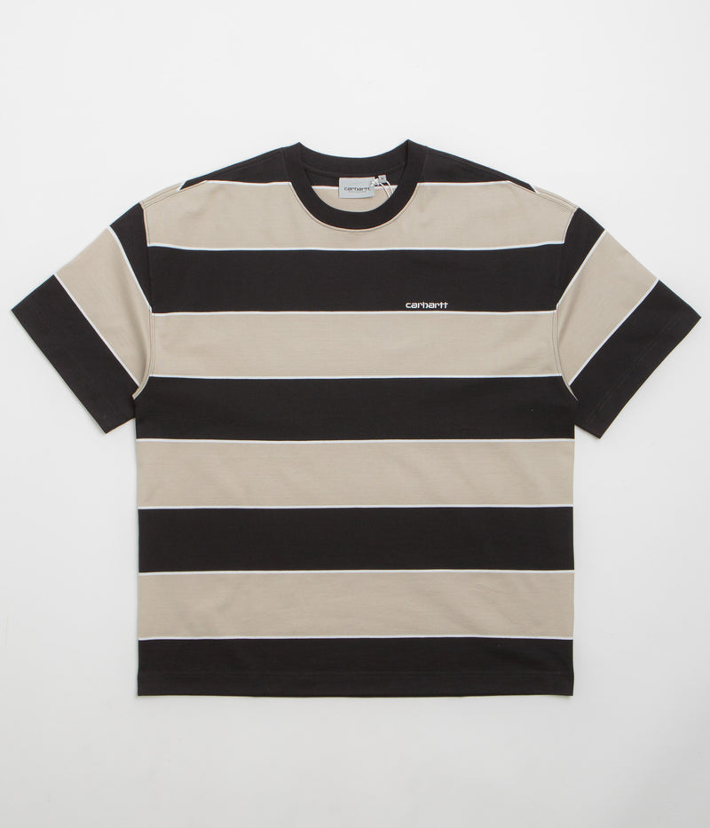 Carhartt Quinby T-Shirt in Quinby Stripe and Black