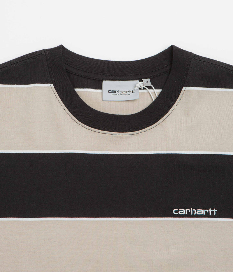 Carhartt Quinby T-Shirt in Quinby Stripe and Black