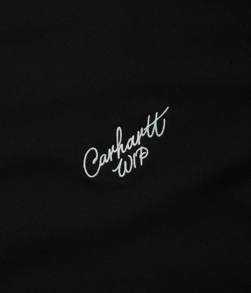 Carhartt Signature Script T-Shirt in Black and White