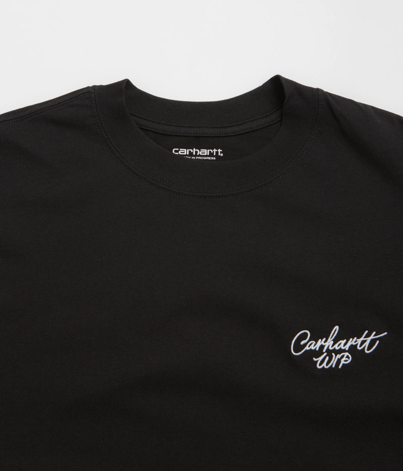 Carhartt Signature Script T-Shirt in Black and White