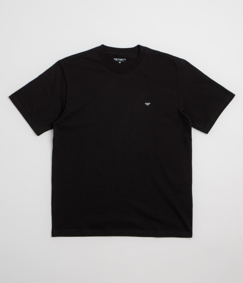 Carhartt Small Heart T-Shirt in Black and Black