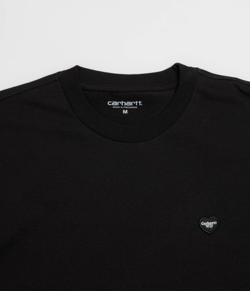Carhartt Small Heart T-Shirt in Black and Black