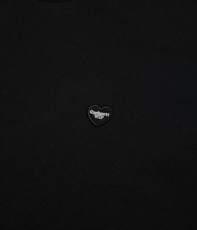 Carhartt Small Heart T-Shirt in Black and Black