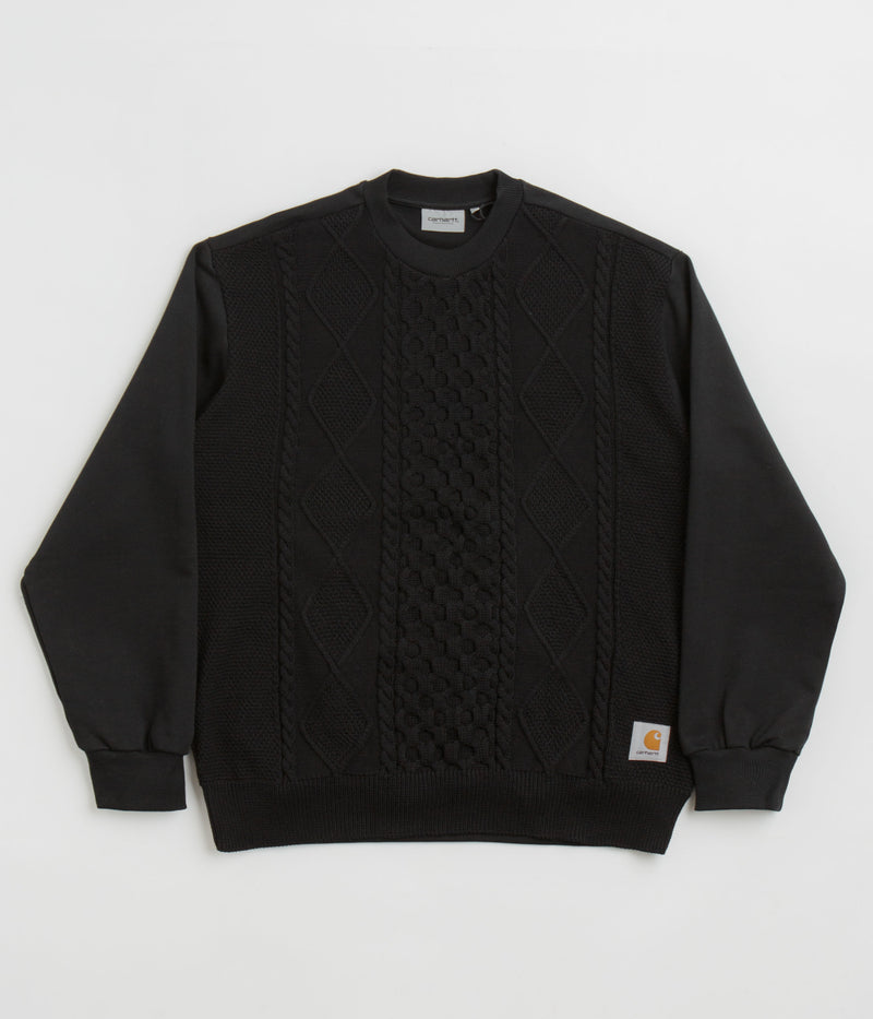 Carhartt Tridon Crewneck Sweatshirt in Black