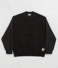 Carhartt Tridon Crewneck Sweatshirt in Black