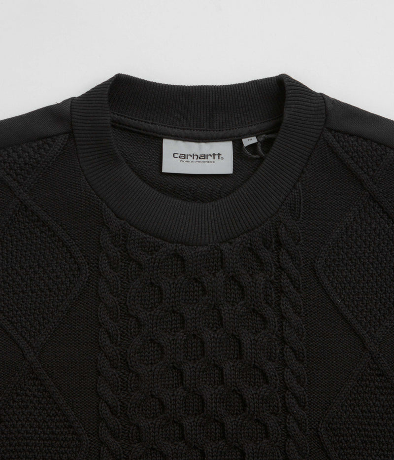Carhartt Tridon Crewneck Sweatshirt in Black
