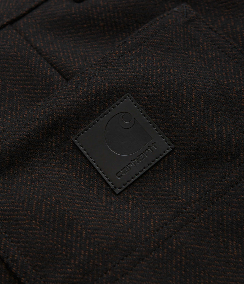 Carhartt Truman Pants in Chocolate and Black