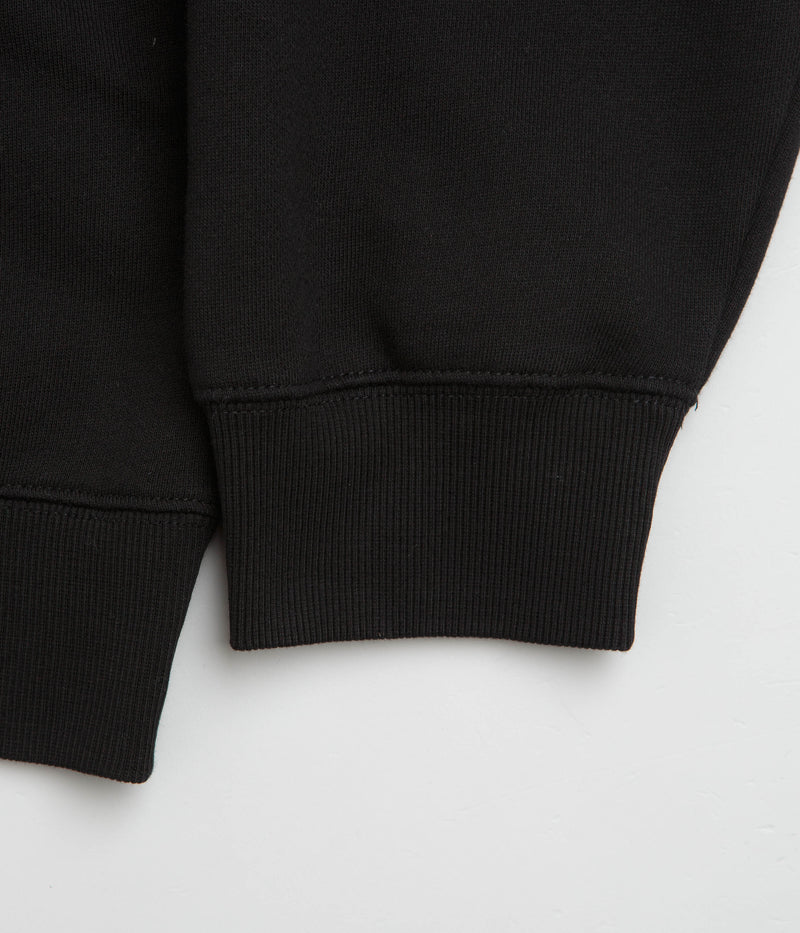 Carhartt WIP Label Polo Sweatshirt in Black