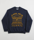 Cash Only Bank Crewneck Sweatshirt in Deep Navy
