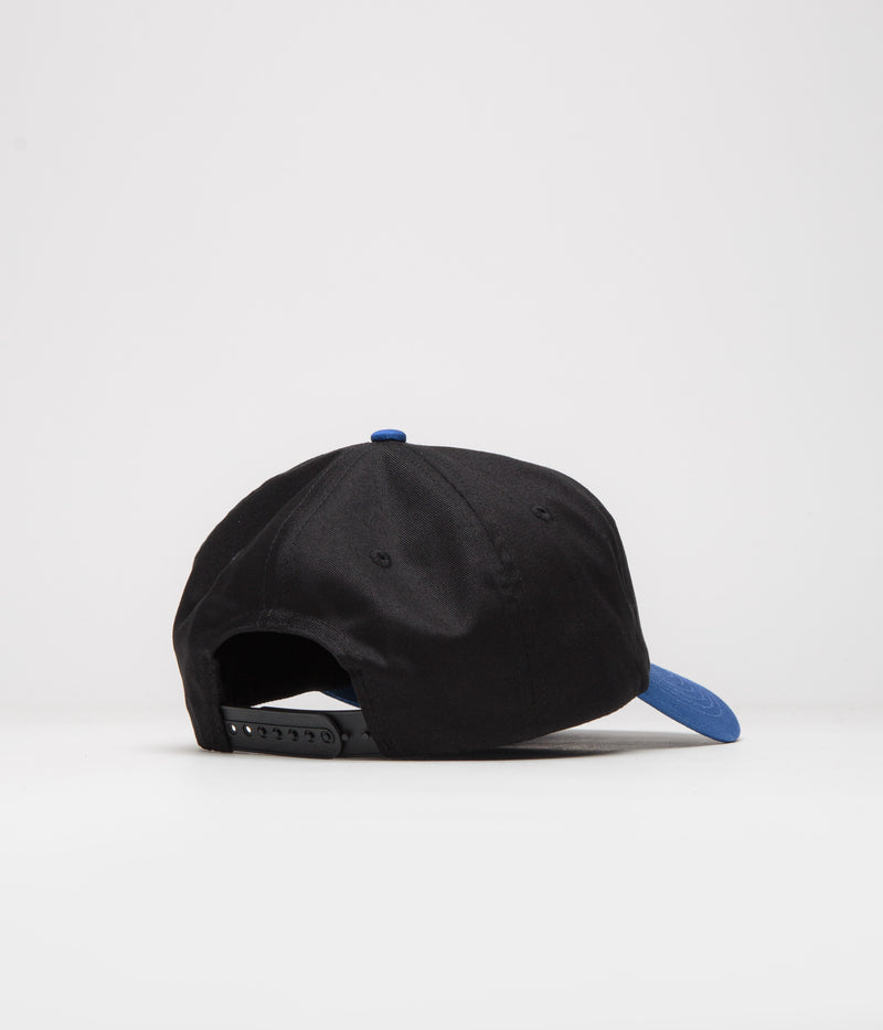 Cash Only Corp Logo Cap in Black and Royal Blue