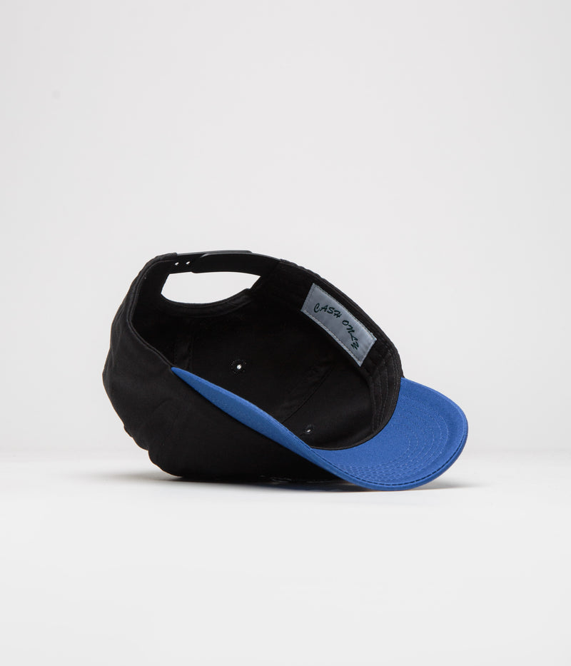Cash Only Corp Logo Cap in Black and Royal Blue