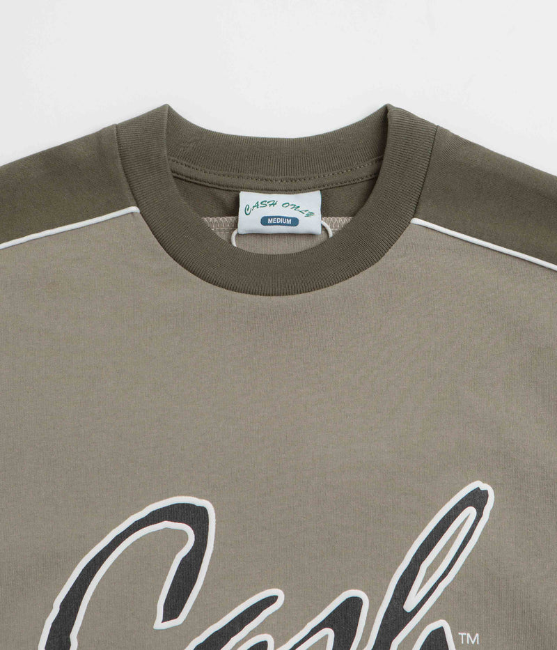 Cash Only Pier T-Shirt in Canteen