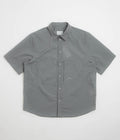 Cayl CHK 2Pocket Short Sleeve Shirt in Dark Grey