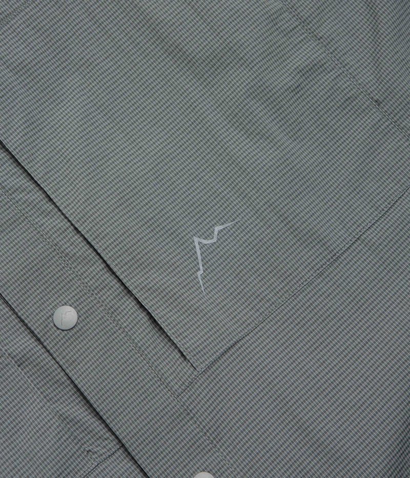 Cayl CHK 2Pocket Short Sleeve Shirt in Dark Grey