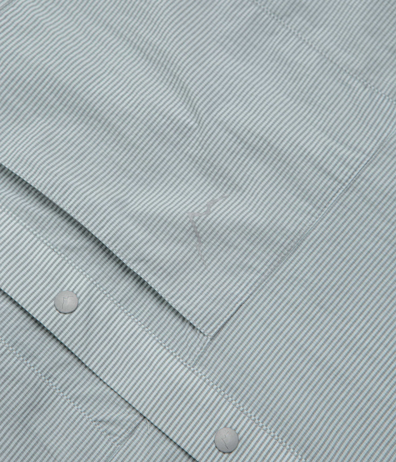 Cayl CHK 2Pocket Short Sleeve Shirt in Light Grey